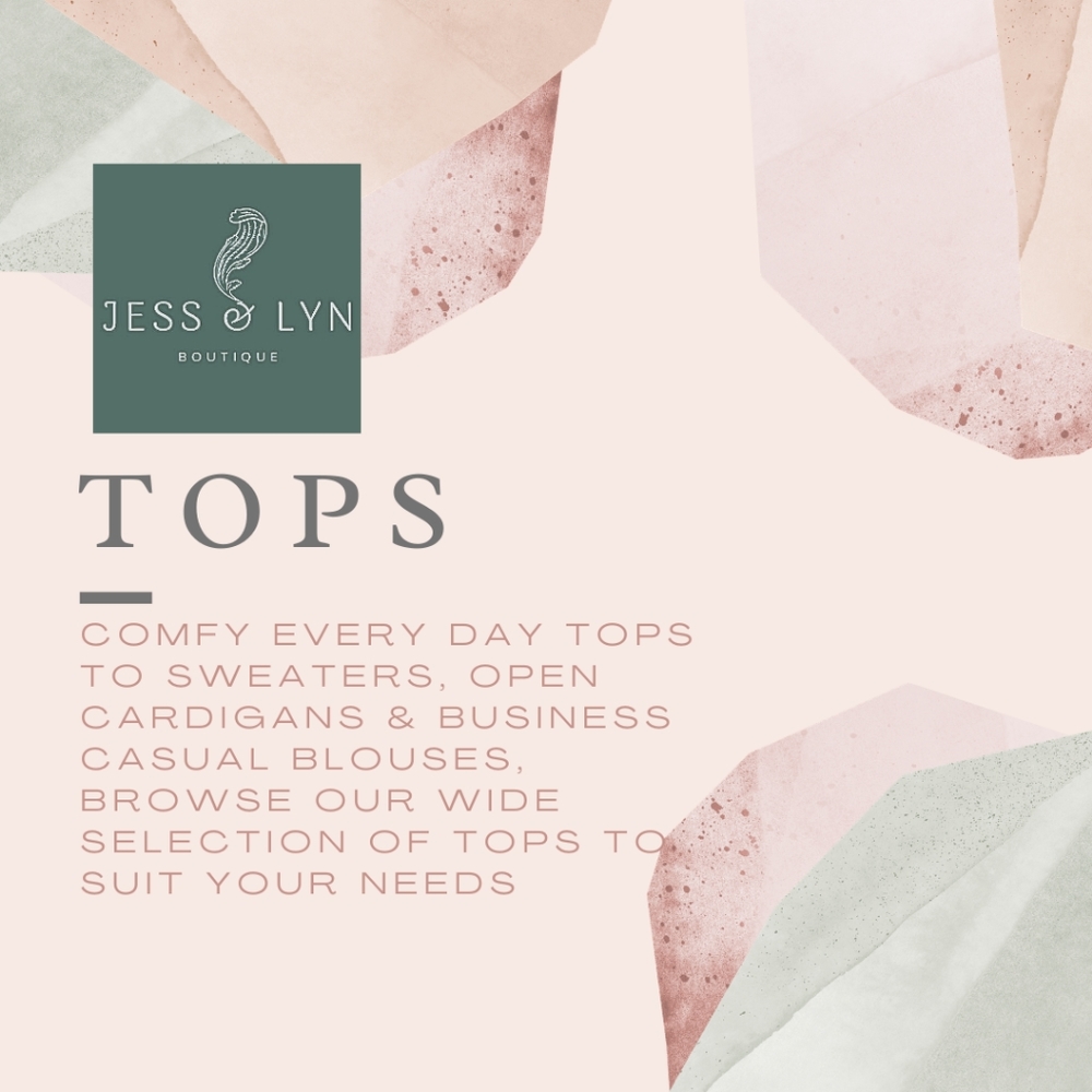 Tops, Cardigans, Sweaters and more!